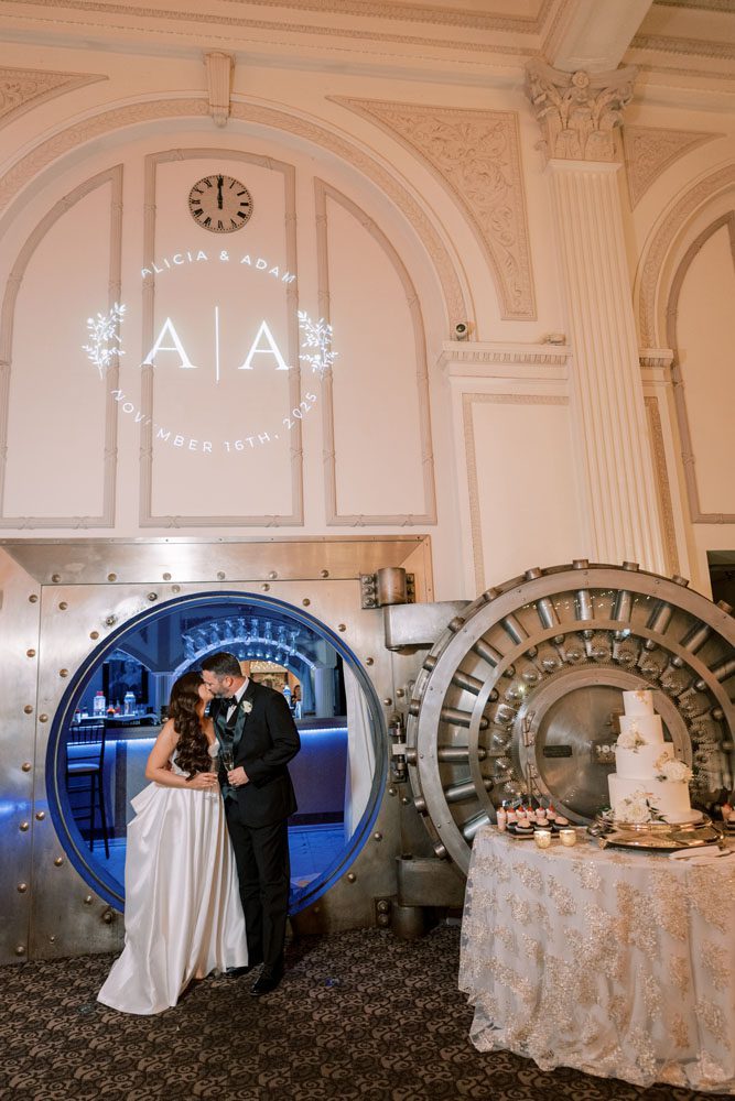 Couple in front of the Vault