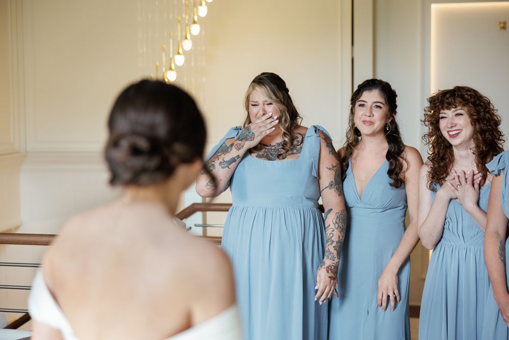 Bridesmaids first look