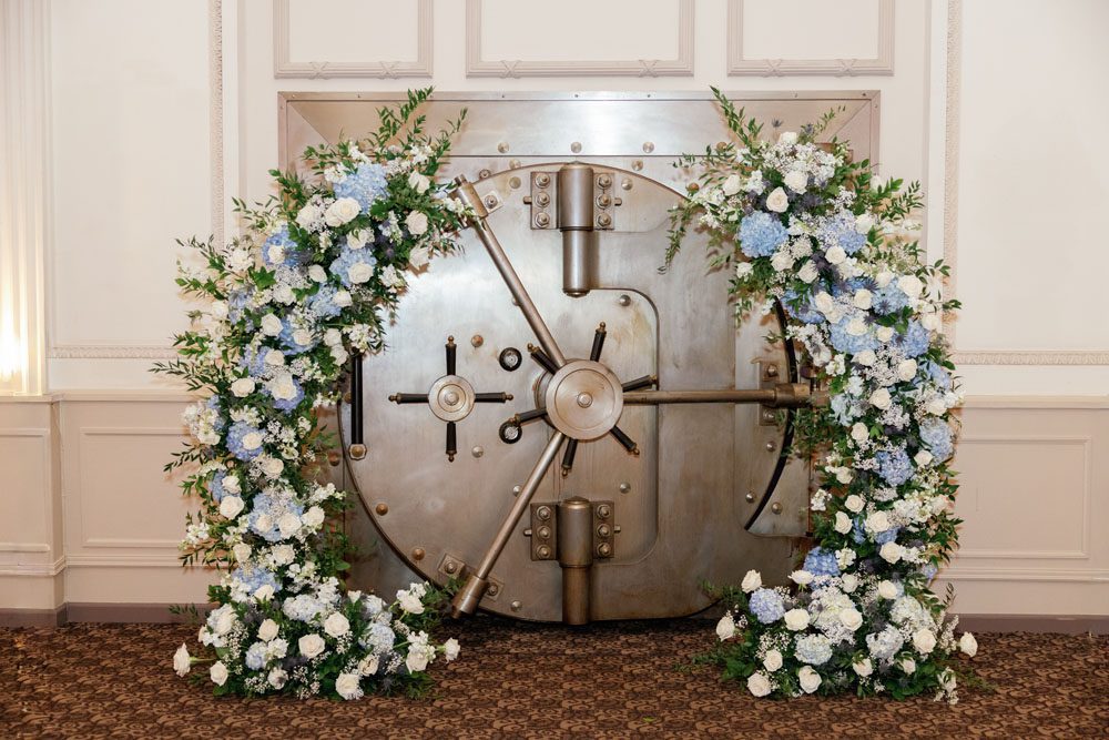 Flower Arch around Vault door