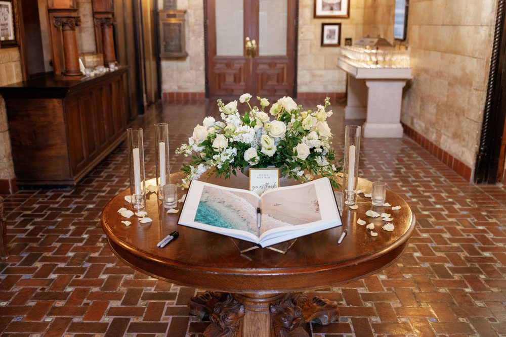 Welcome table