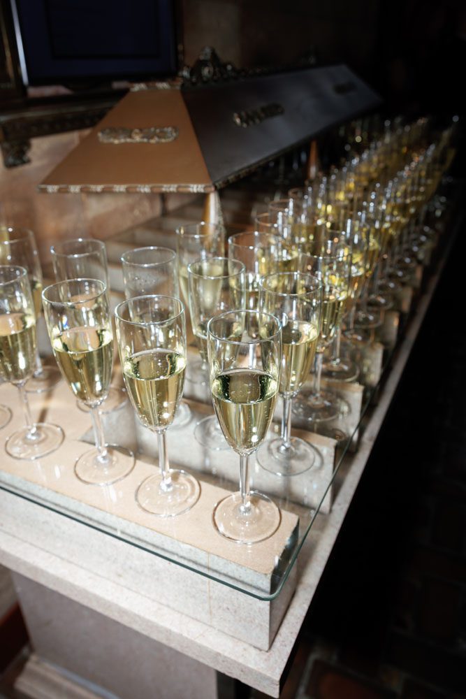 Champagne upon arrival