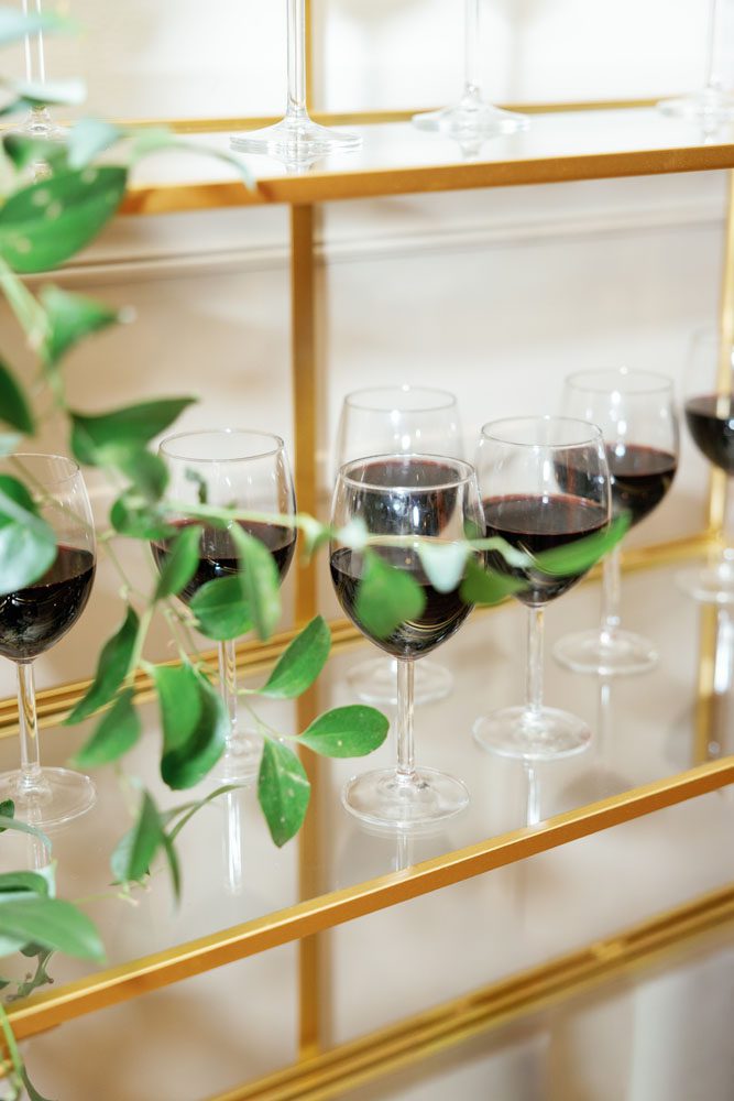 Wine upon arrival