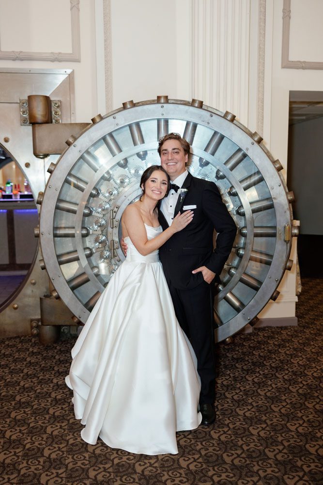 Couple in front of Vault Door