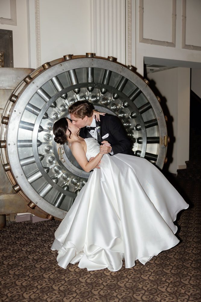 Couple in front of Vault Door