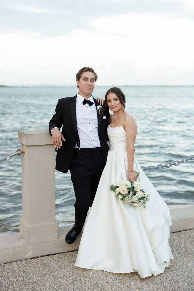 Bride and Groom Portraits Bridge of Lions