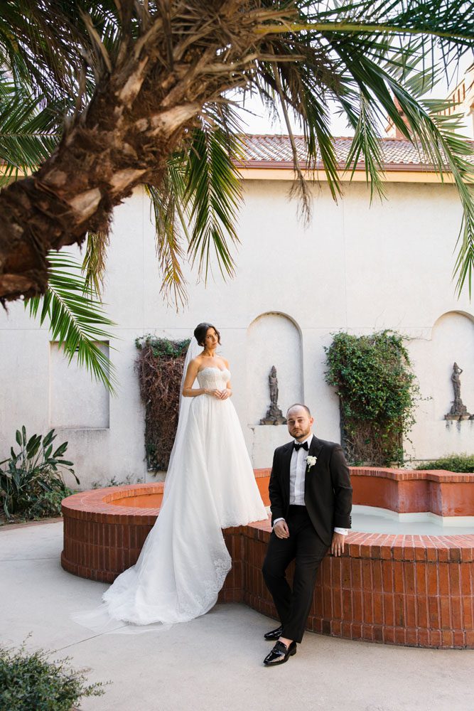 Bride and groom Portraits Lightner Museumj