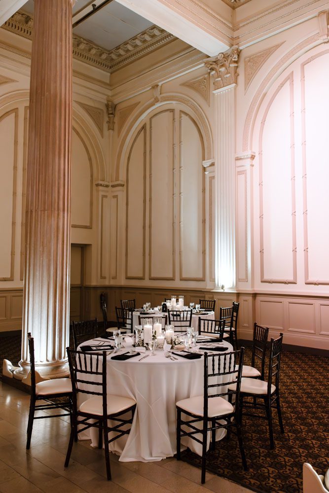 Reception decor
