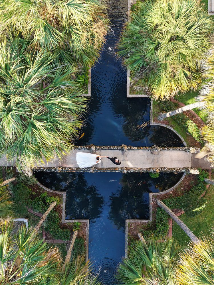 Drone shot of Lightner Museum