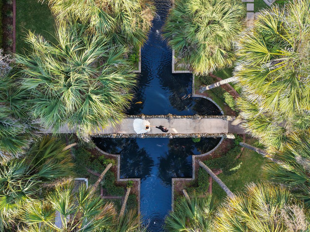 Drone shot of Lightner Museum