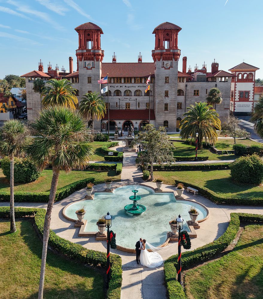 Drone shot of Lightner Museum