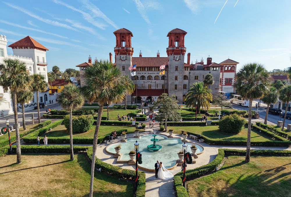 Drone shot of Lightner Museum
