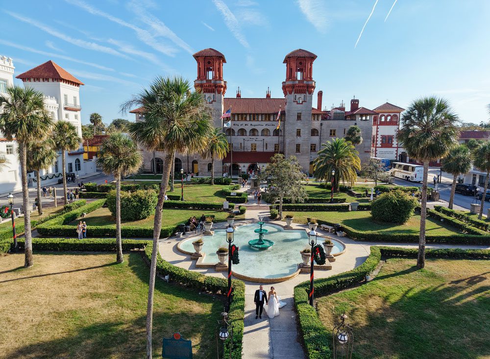 Drone shot of Lightner Museum