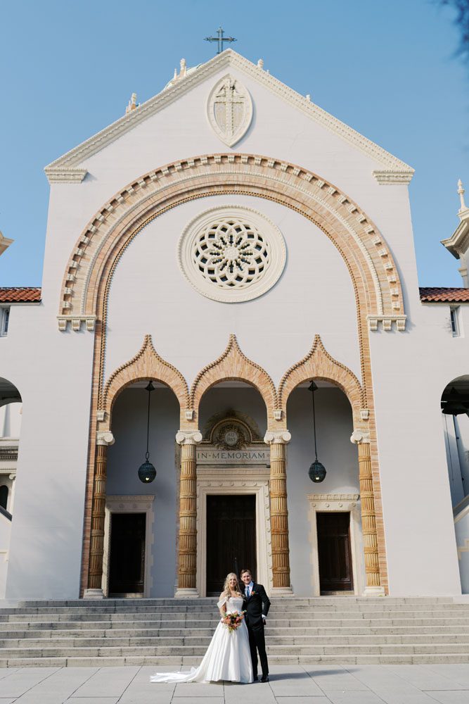Bride and Groom portraits around downtown St Augustine