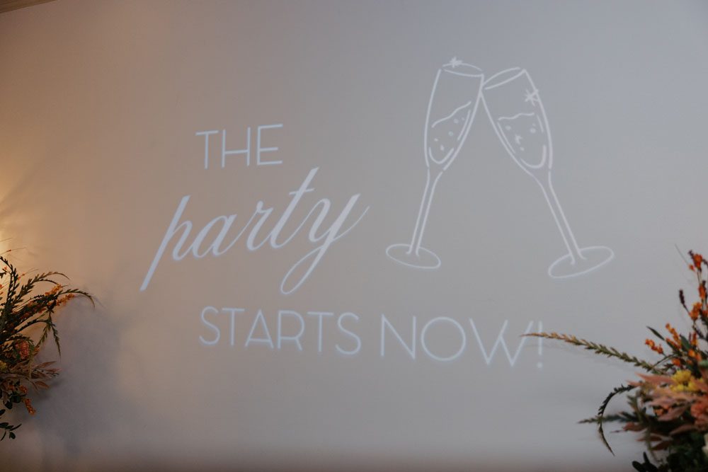 projection in cocktail hour