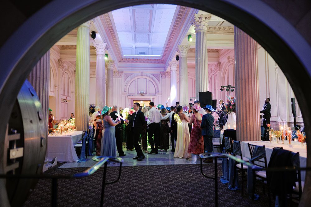 Reception view from the Vault